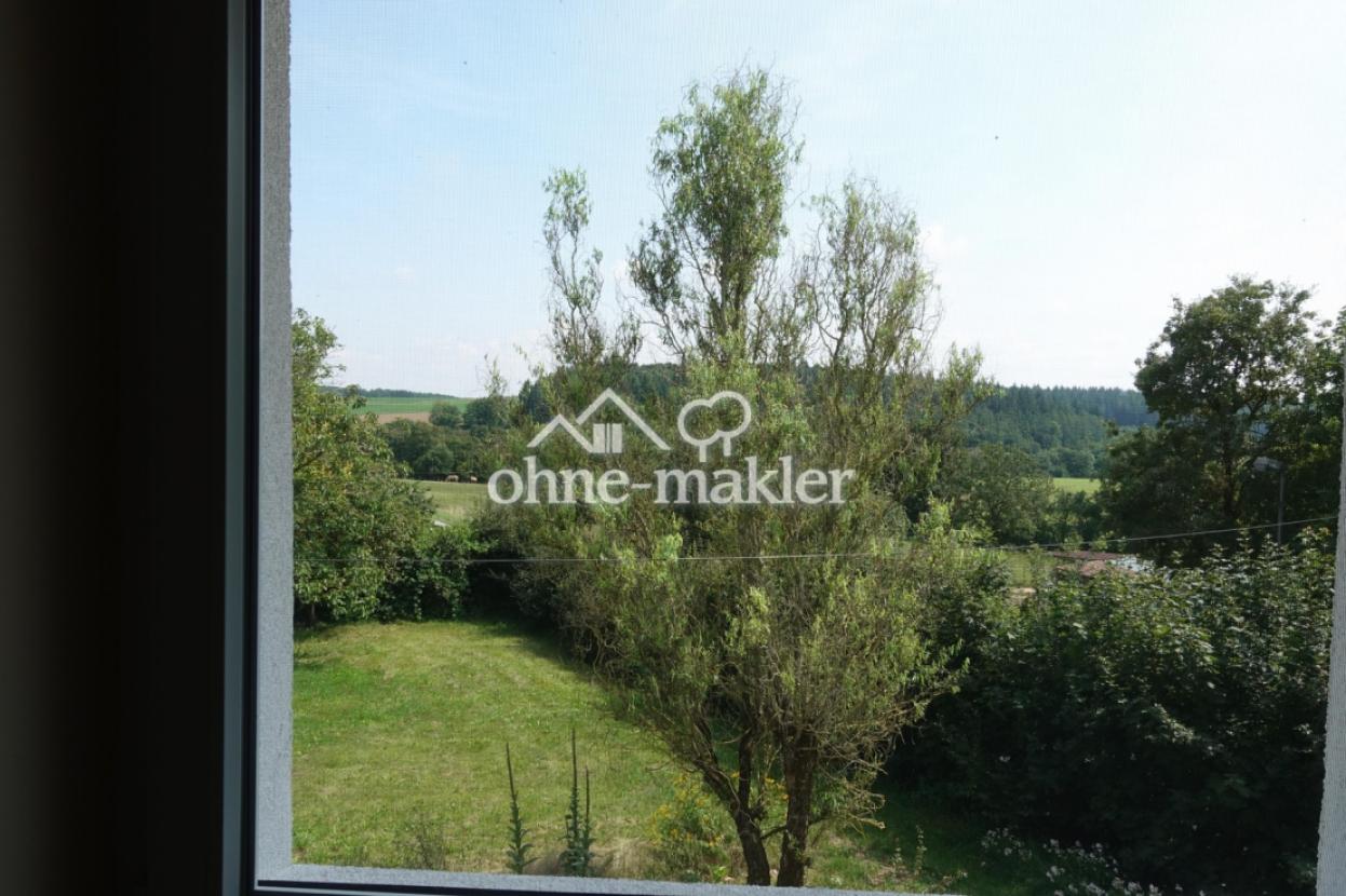 Blick in Garten vom OG