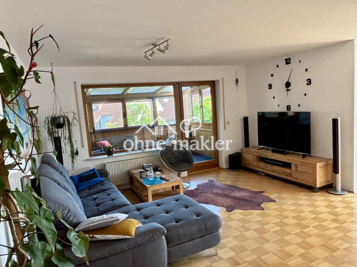 Wohnzimmer zu Wintergarten