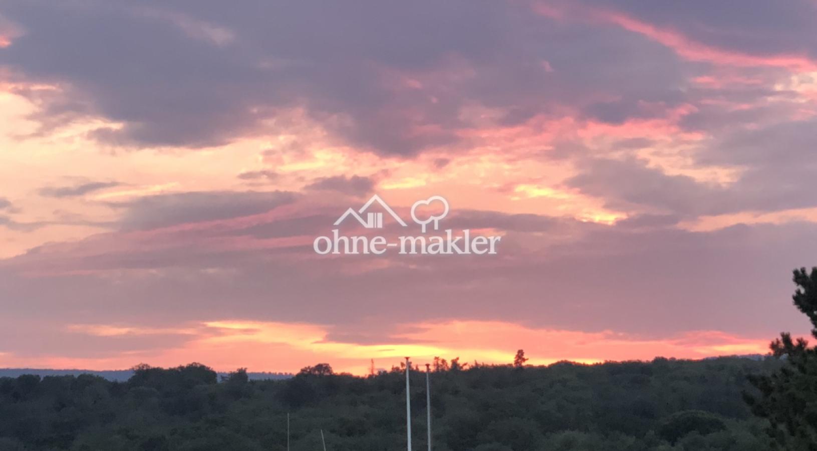 Abendstimmung Dachterrasse