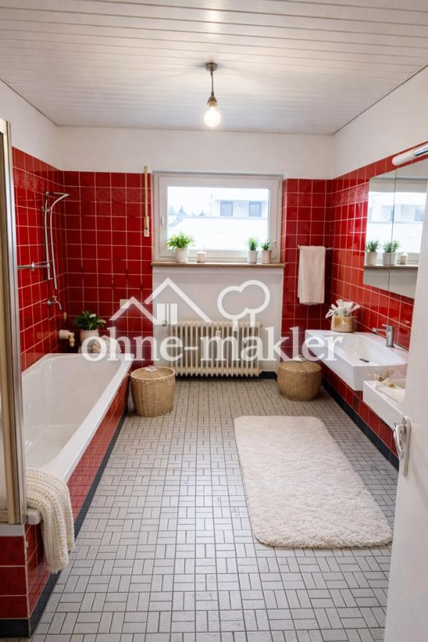 Badezimmer Badewanne + Dusche