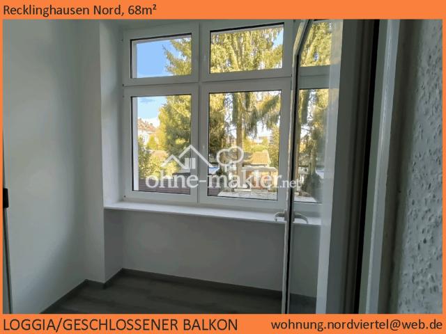 geschlossener Balkon