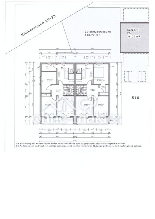 Grundriss Obergeschoss