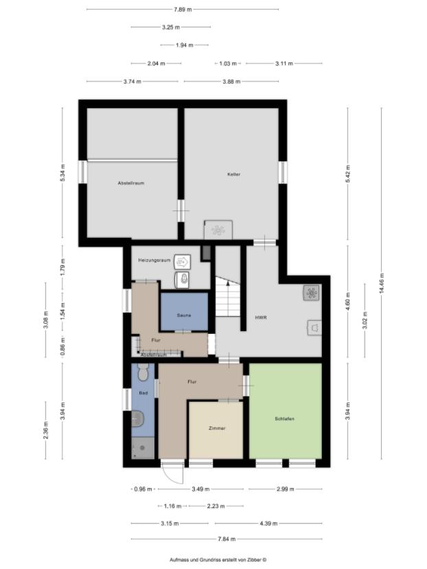 Grundriss Kellergeschoss