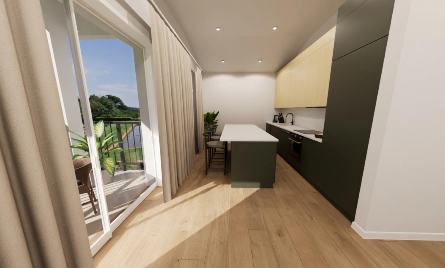 Dachgeschosswohnung Küche