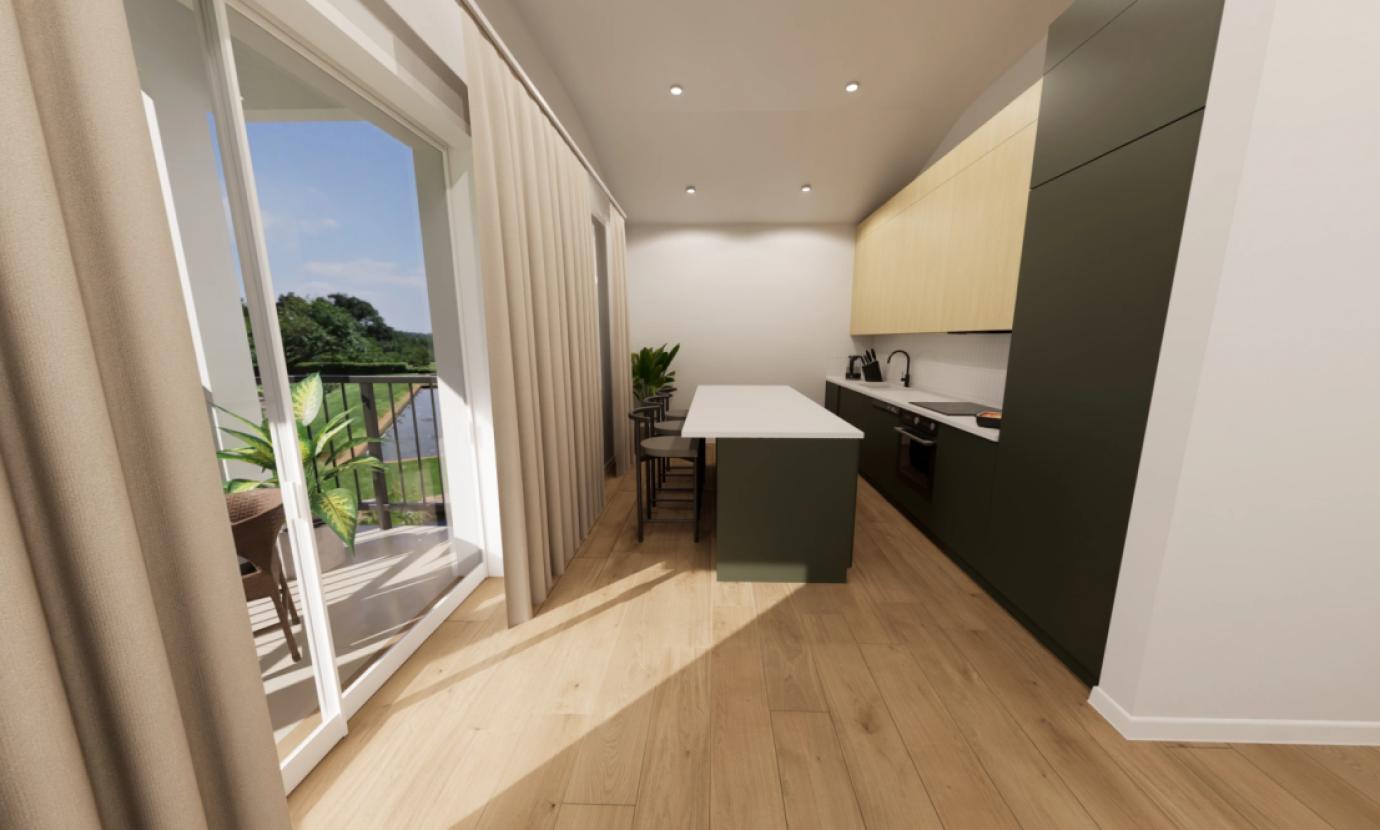 Dachgeschosswohnung Küche