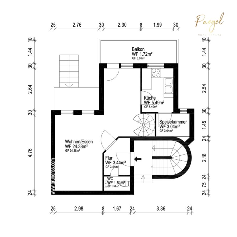Grundriss - Erdgeschoss