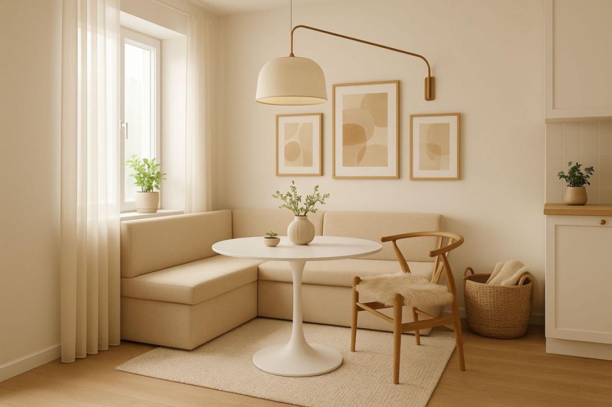 Visualisierung Wohnbereich / Küche