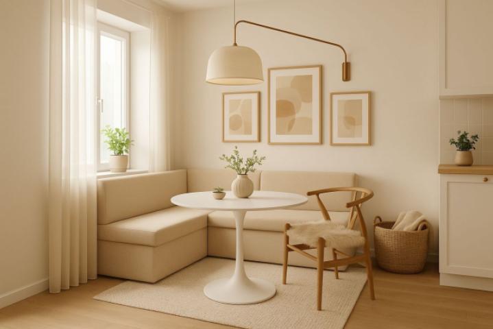 Visualisierung Wohnbereich / Küche