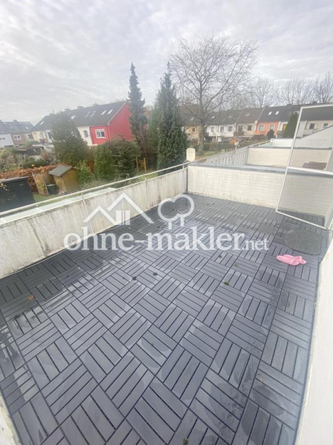 Dachterrasse Zugang Schlafzimm