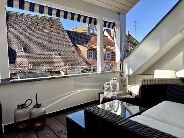 1. Dachgeschoss | Loggia Stadtblick