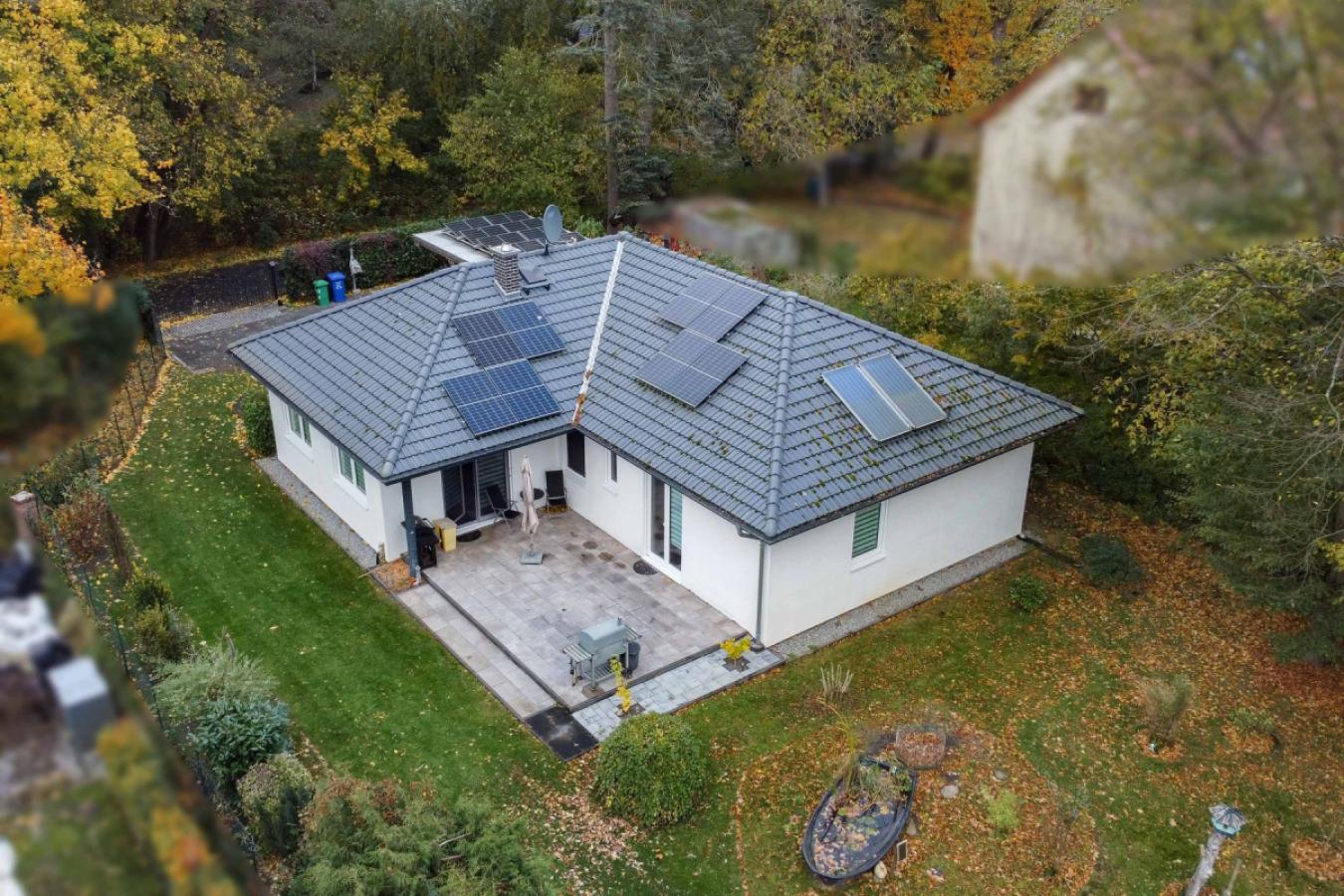 Luftbild Haus Rückseite