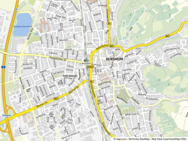 Geolyzer Kartenausschnitt