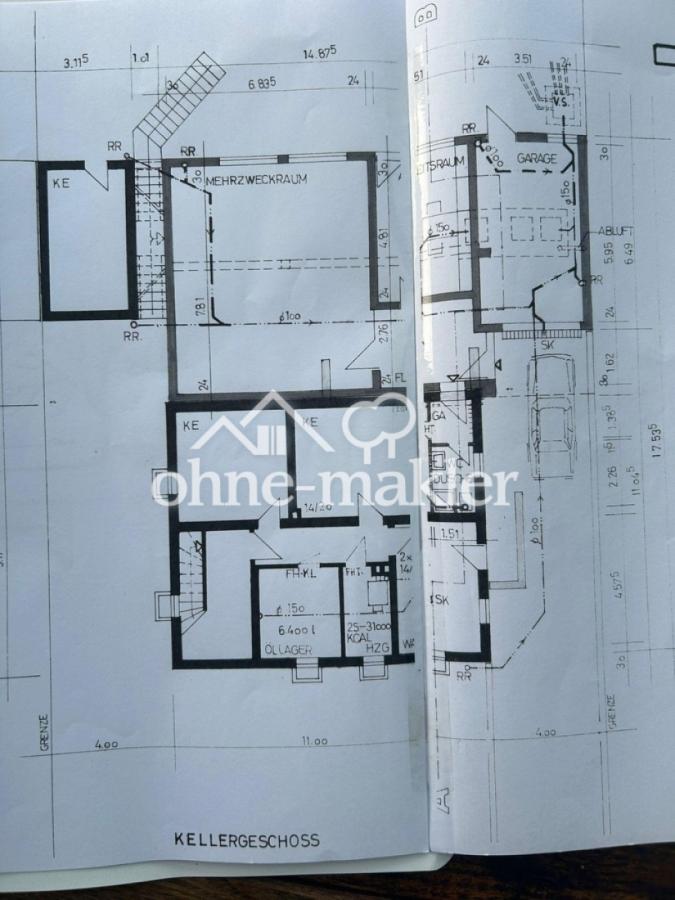 Keller und Einliegerwohnung