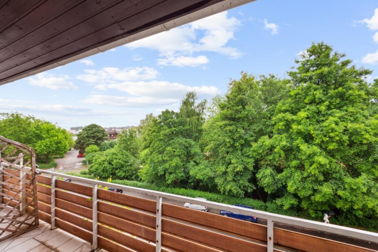 Aussicht vom Balkon Wohnung 1