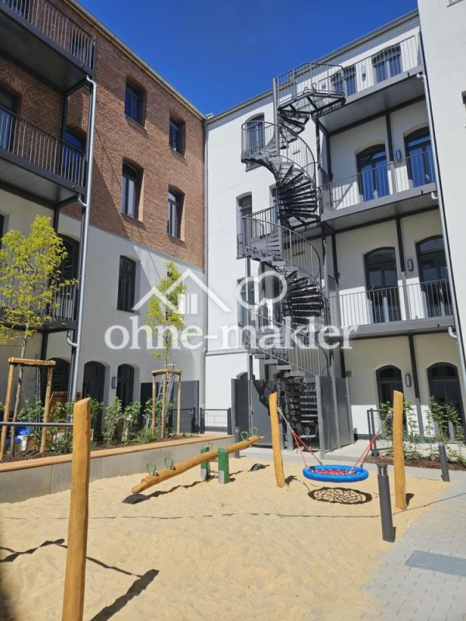 Innenhof mit Spielplatz