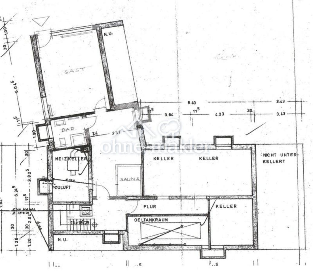 Grundriss Kellergeschoss