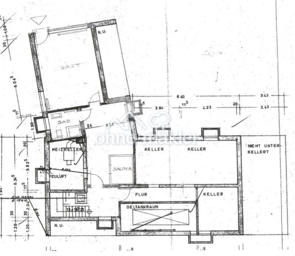 Grundriss Kellergeschoss