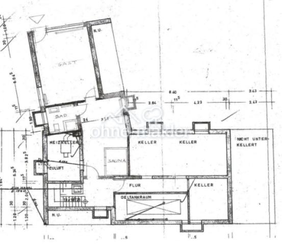 Grundriss Kellergeschoss