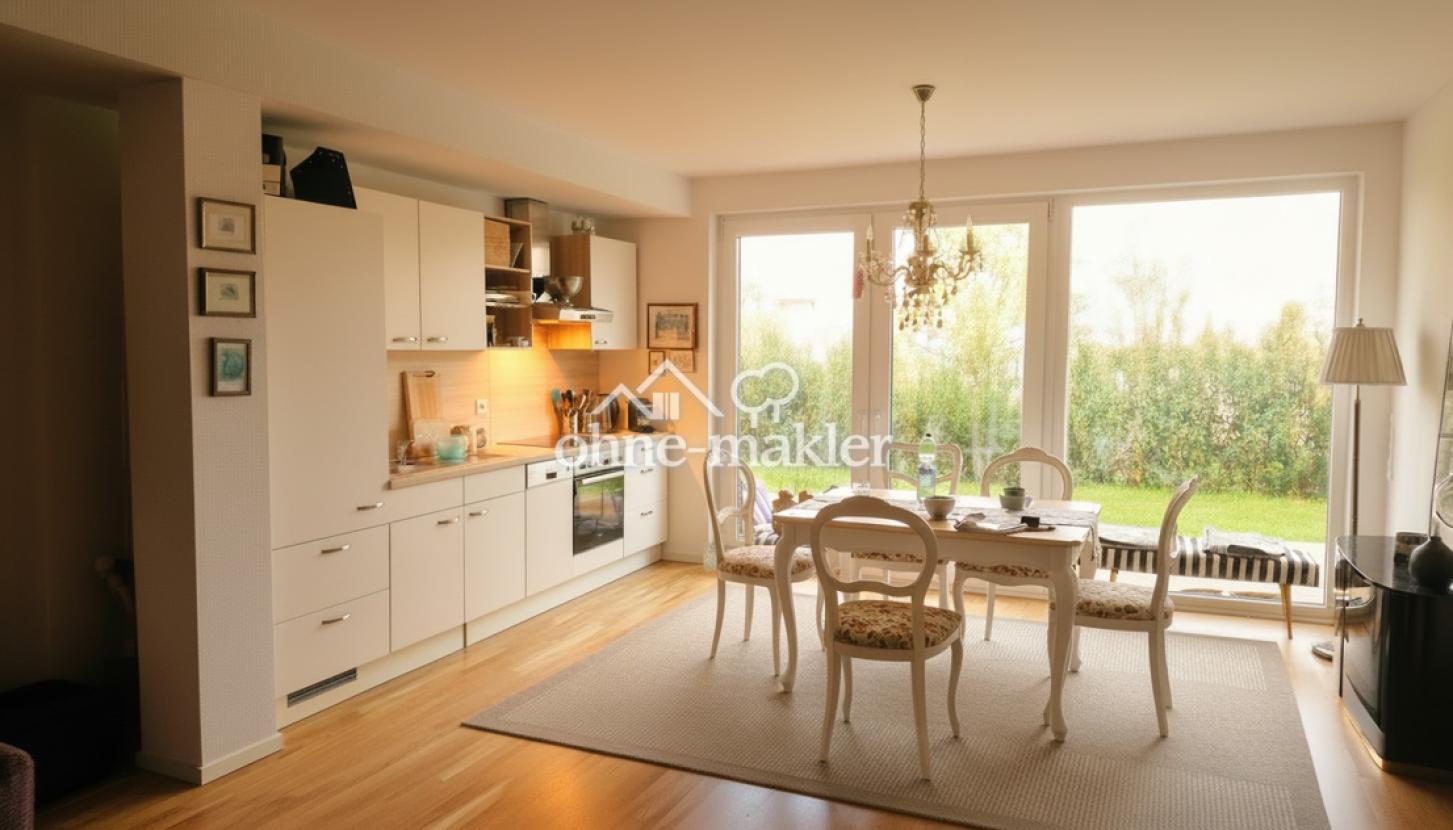 Esszimmer mit Küche