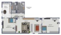 Grundriss Wohnung 107 m²