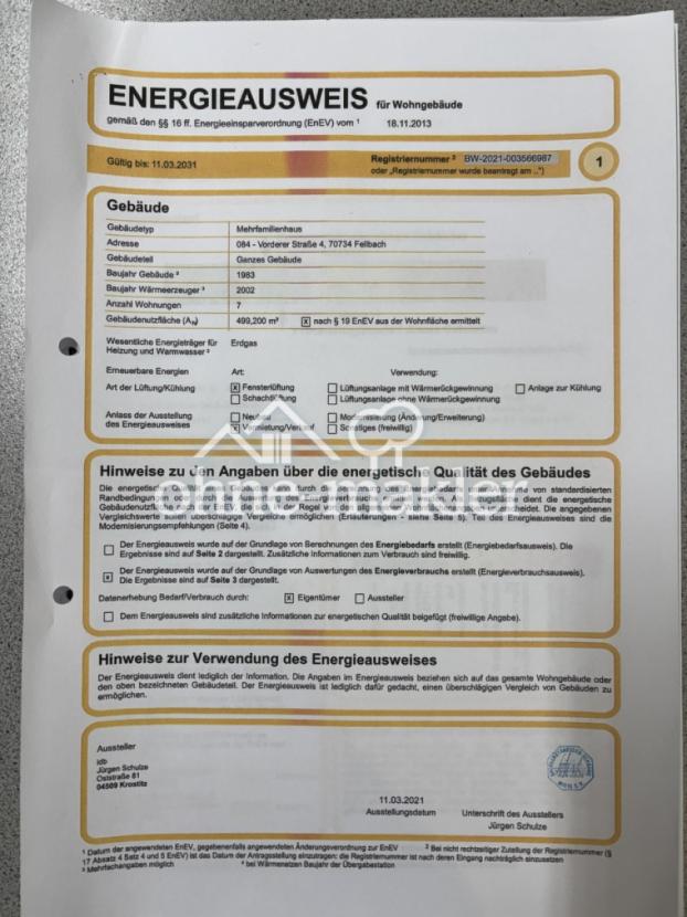 Energieausweis