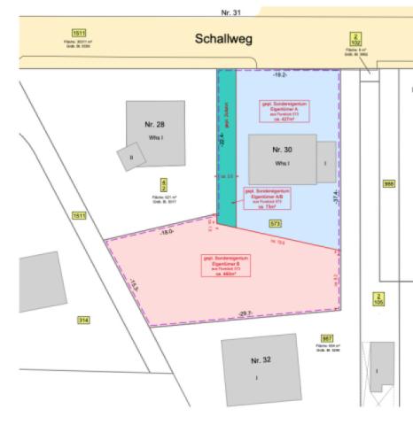 Teilungsplan Entwurf