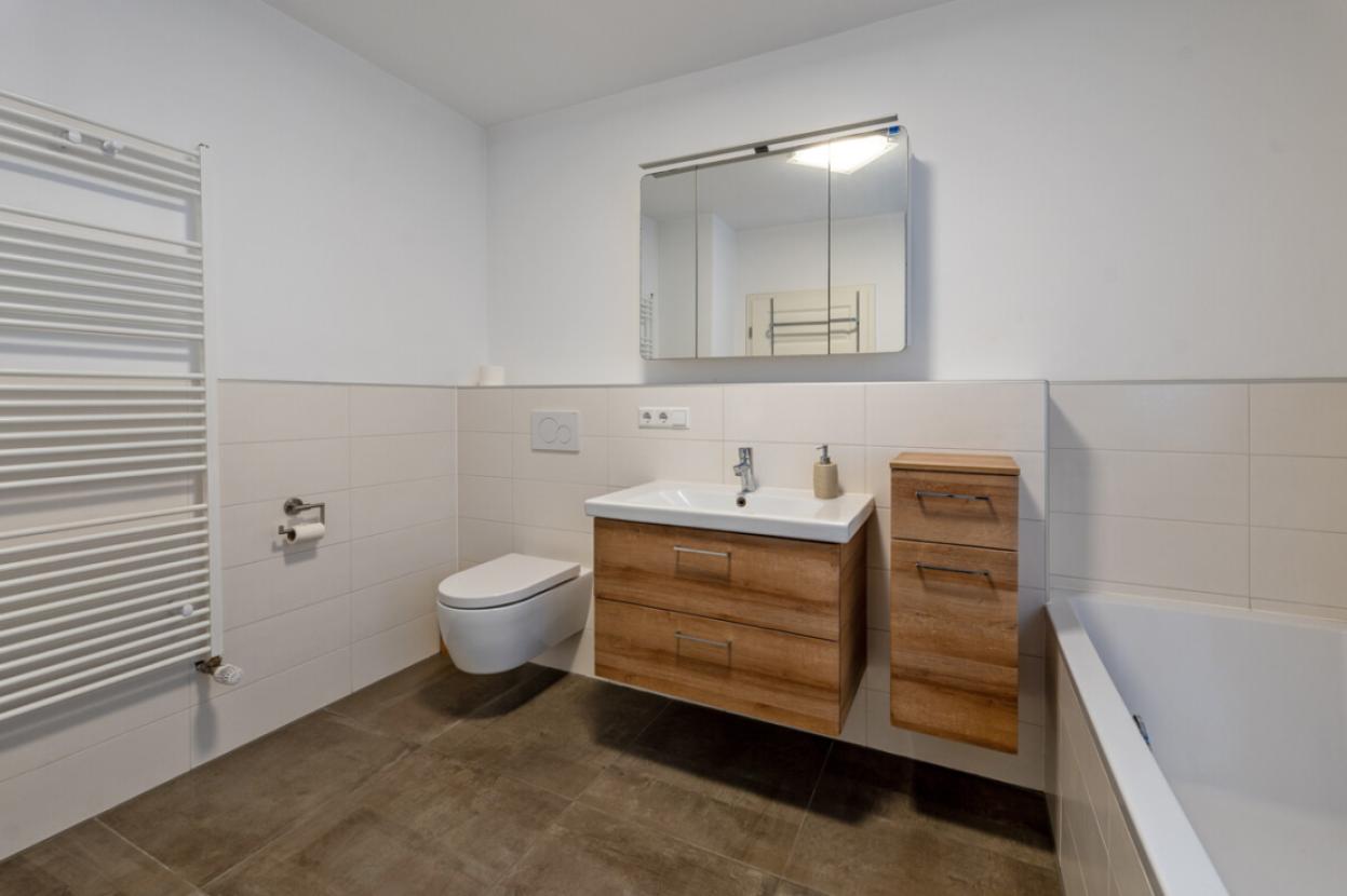 Badezimmer im Obergeschoss