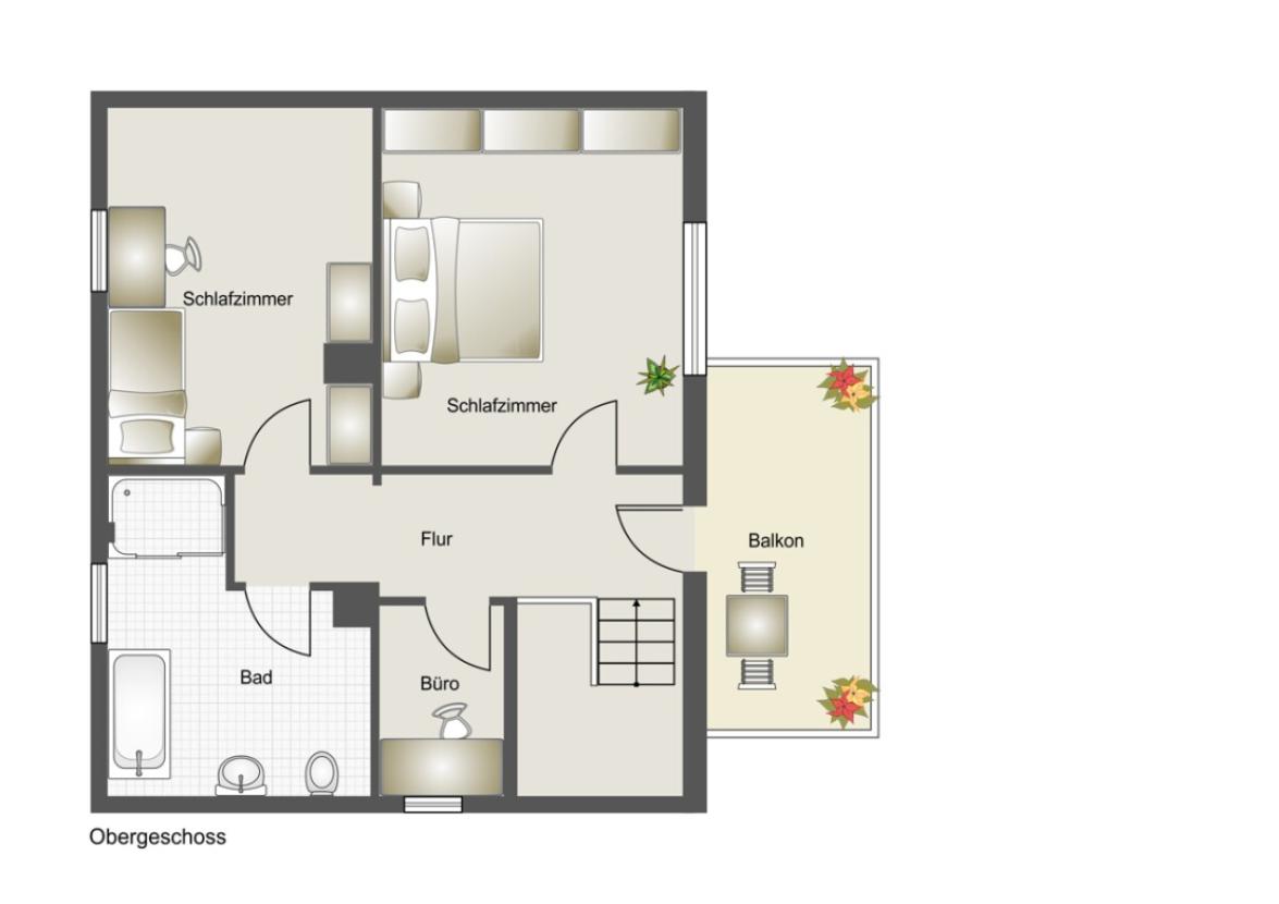 Grundriss Obergeschoss