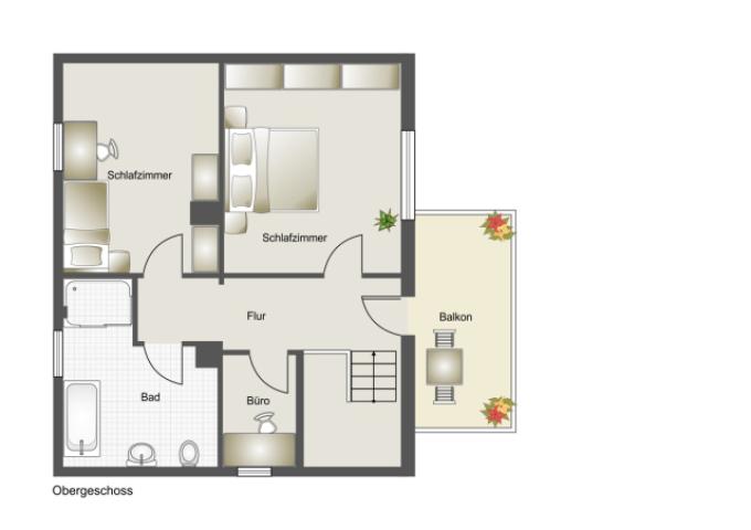 Grundriss Obergeschoss
