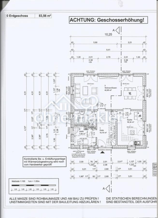 Grundriß Erdgeschoß