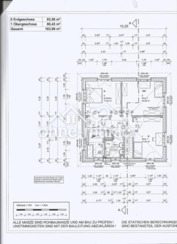 Grundriß Obergeschoß