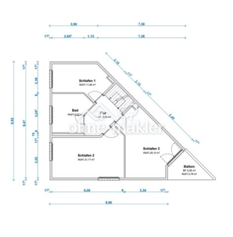 Grundriss Obergeschoss