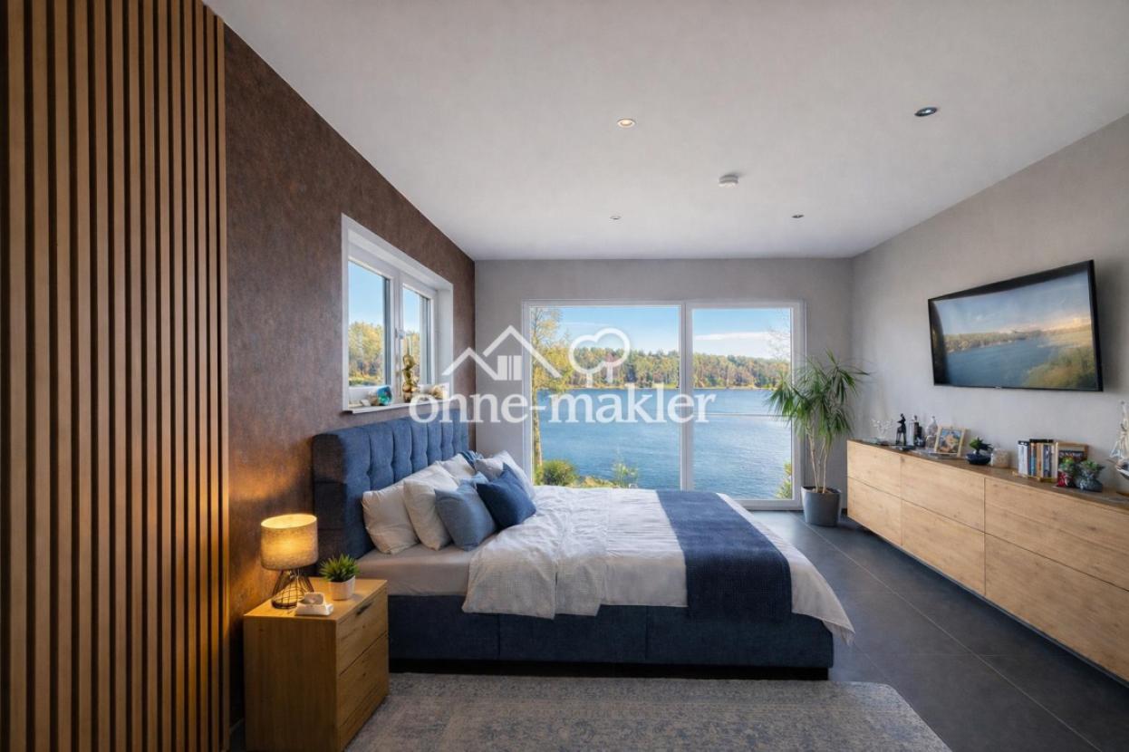 Mastersuite großen Fenstern