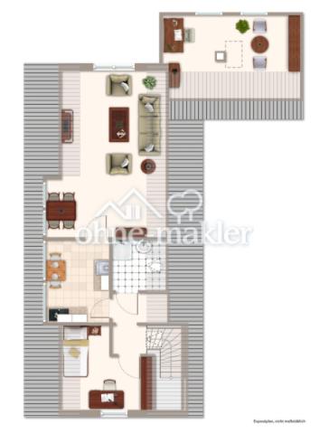 Grundrissbeispiel Dachgeschoss