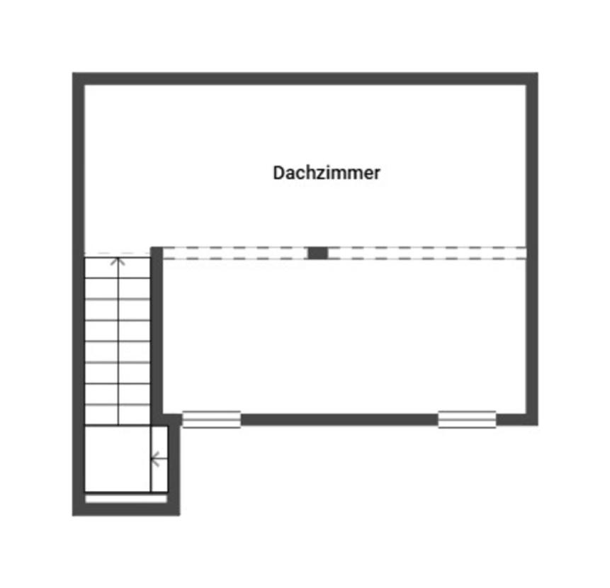 Grundriss Skizze Dachgeschoss