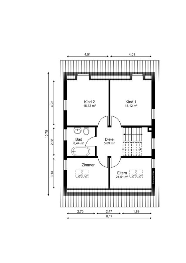 Hinterhaus Obergeschoss
