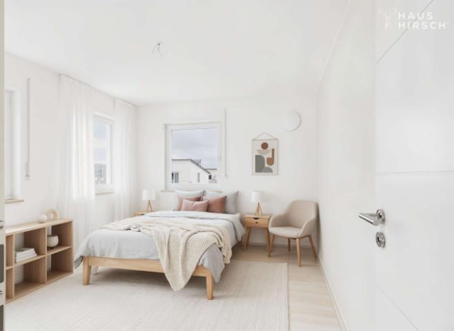 Schlafzimmer eingerichtet