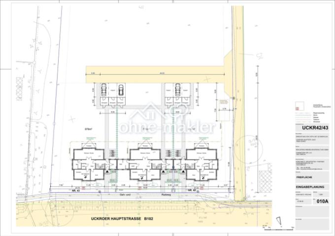 Lageplan Haus 1 + 2 + 3