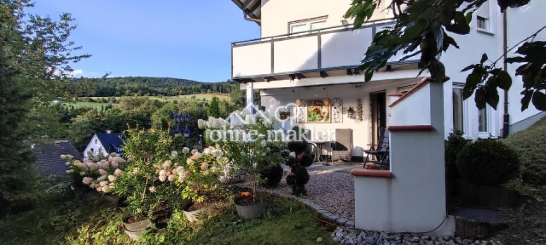 Idylle Pur überdachte Terrasse