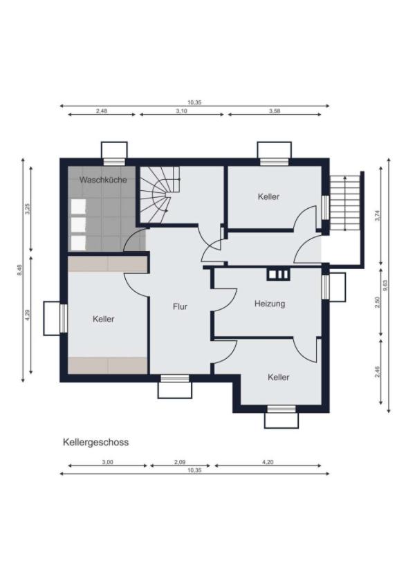 Grundriss Kellergeschoss