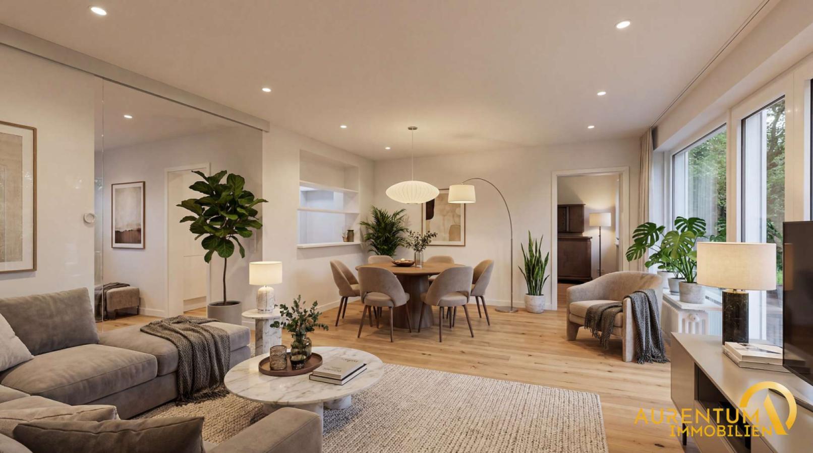 Wohnzimmer, Einrichtungsbeispiel