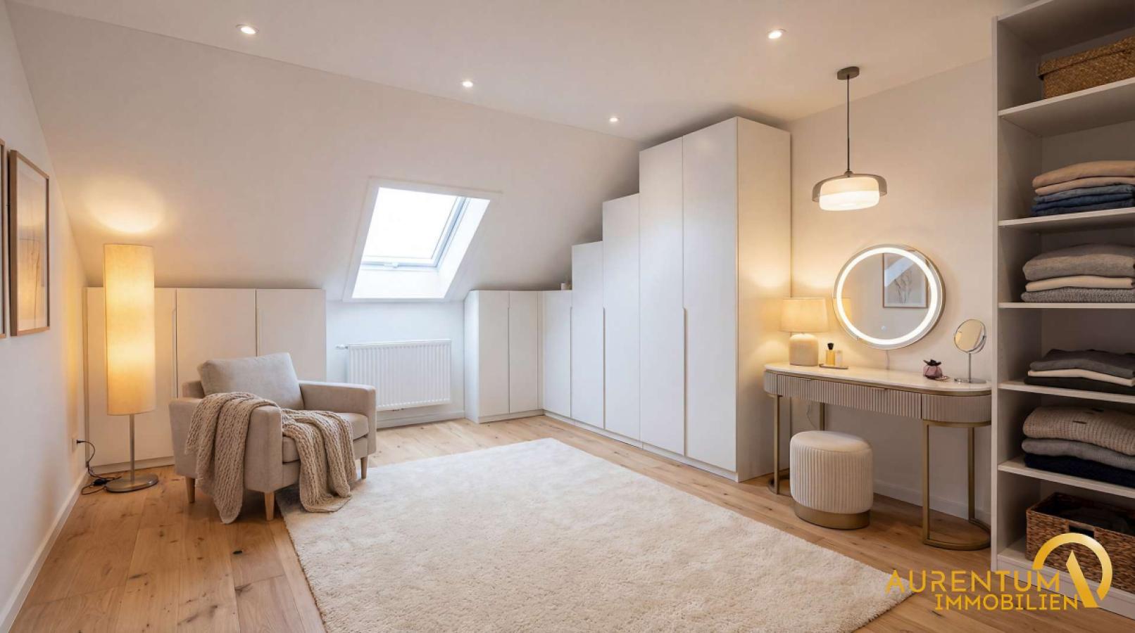 Ankleidezimmer, Einrichtungsbeispiel