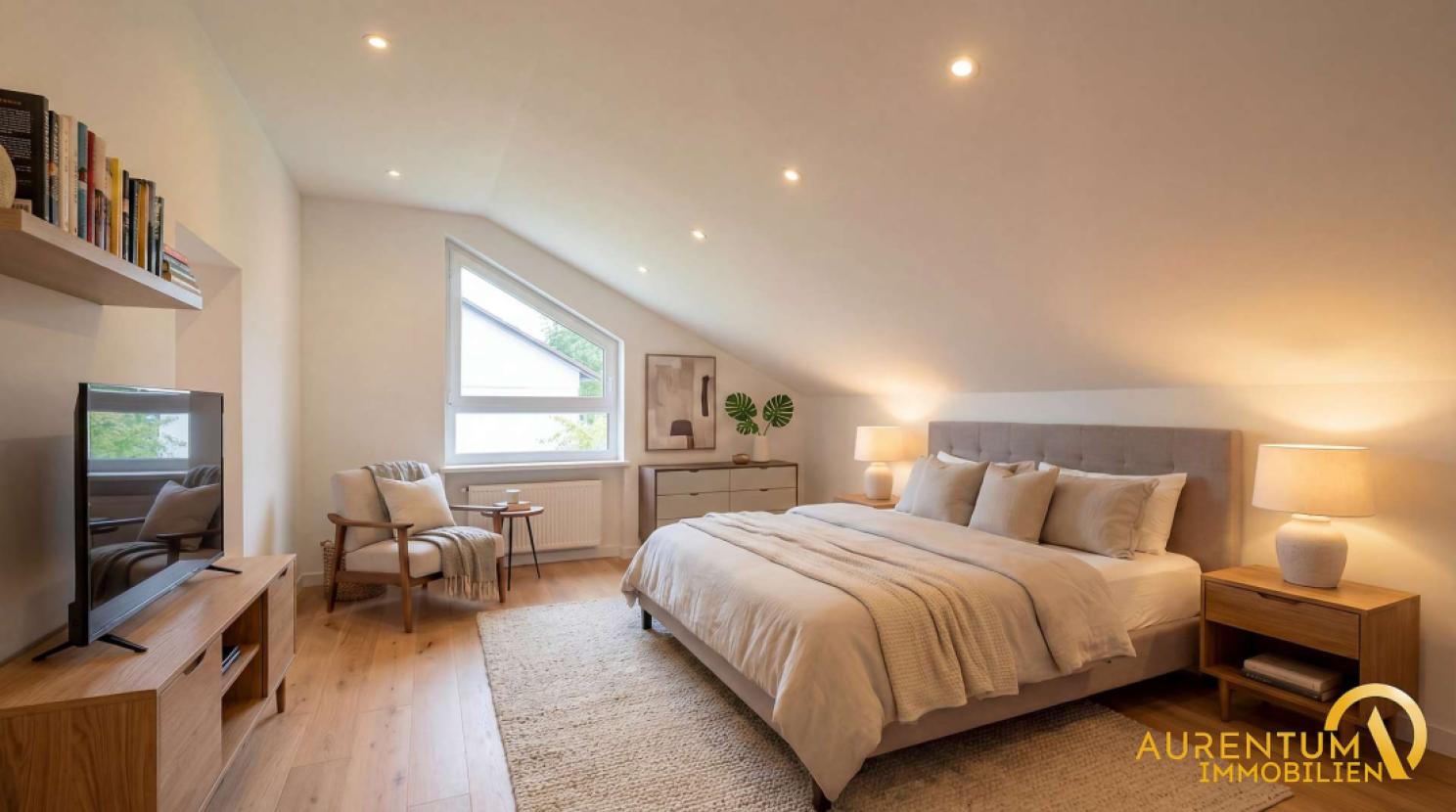 Schlafzimmer, Einrichtungsbeispiel