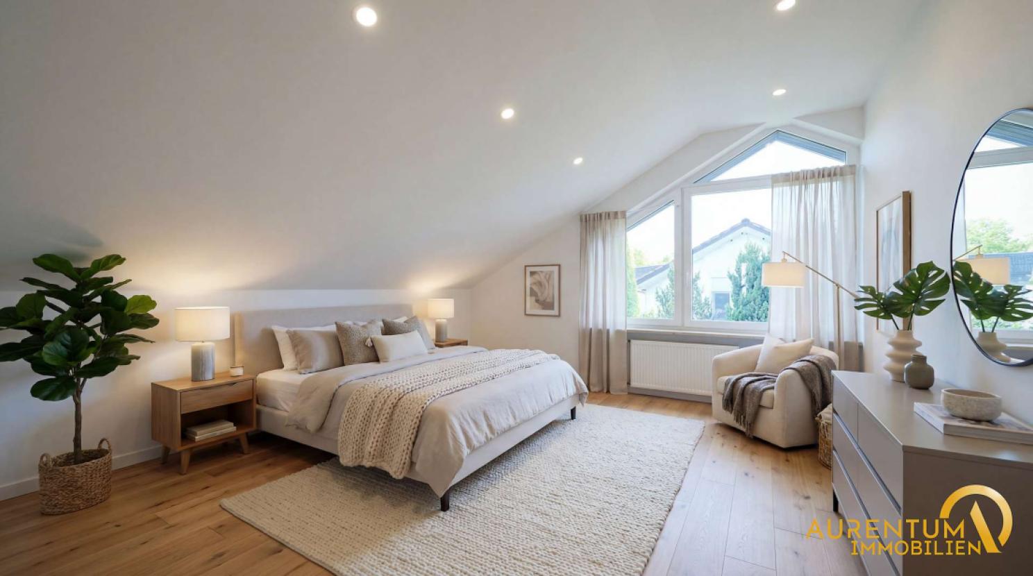 Schlafzimmer, Einrichtungsbeispiel