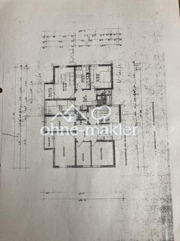 Wohnung S/W ausgerichtet