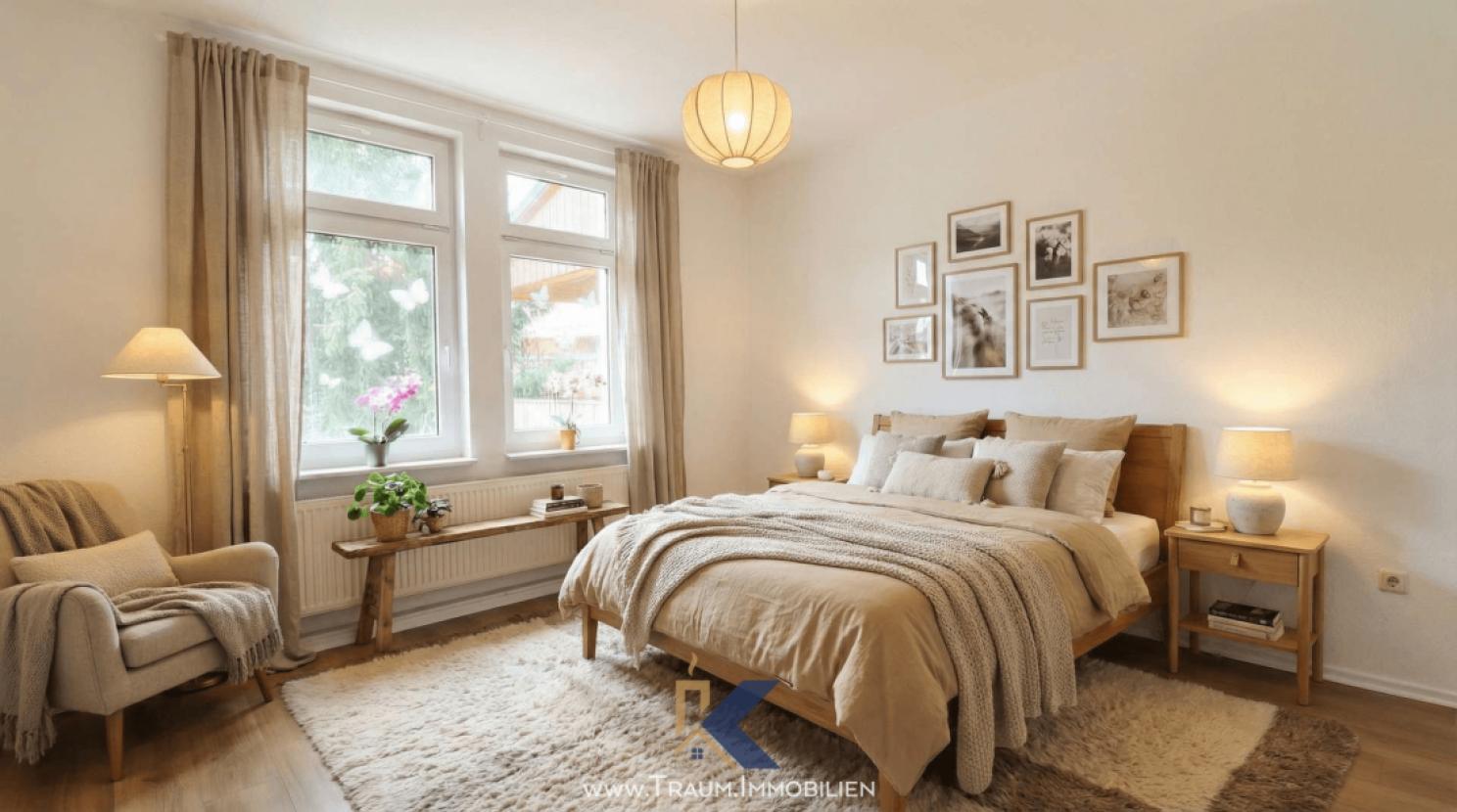 So könnte es aussehen: Schlafzimmer