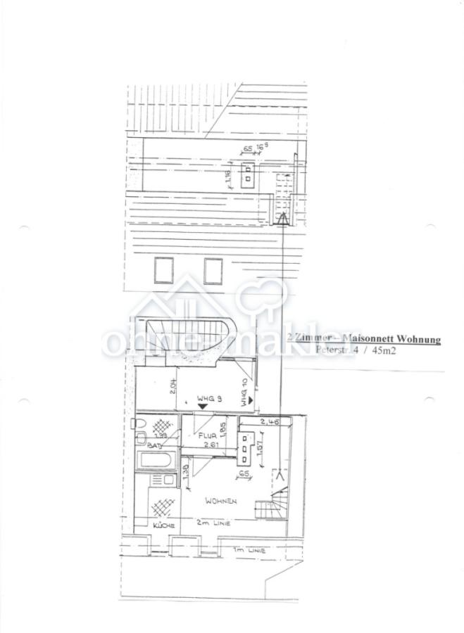 Grundriss Maisonett Wohnung