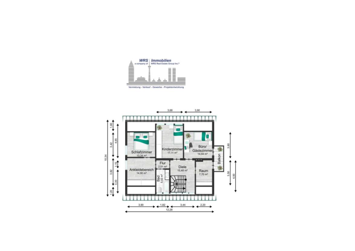 Grundriss Obergeschoss