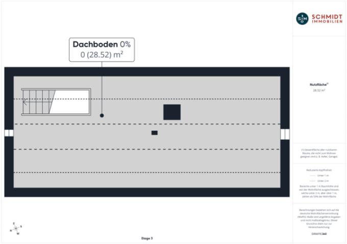 Grundriss Spitzboden 2. DG