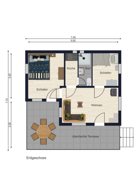 Grundriss Erdgeschoss